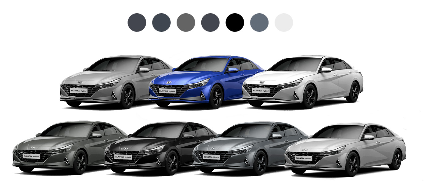 colors-elantra-2021 סונטה היברידית צבעים