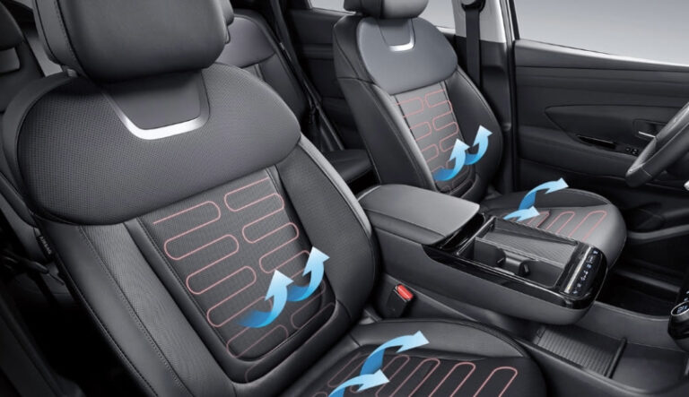 טוסון היברידית החדשה חימום ואוורור מושבים קדמיים